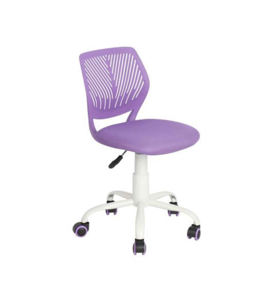 #* Chaise de bureau violet  LALY