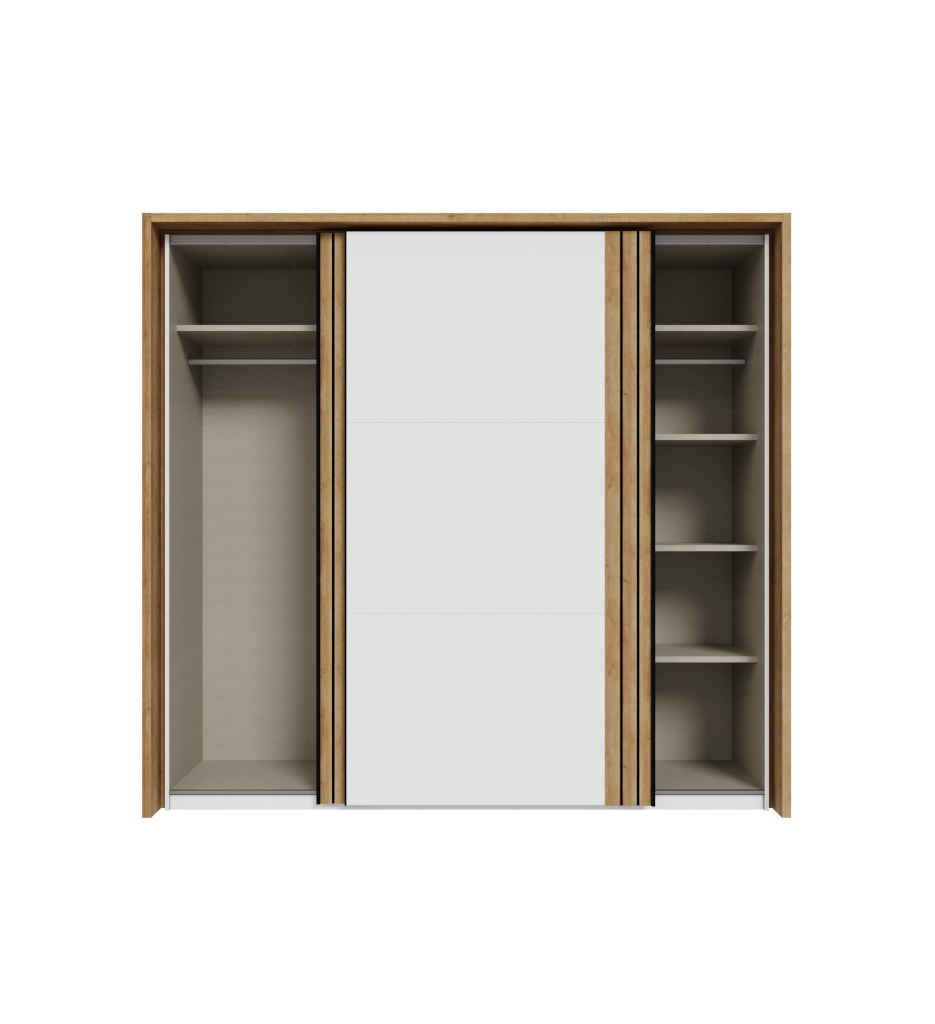 #ARMOIRE 220CM-2PT+PASSE PARTOUT-WTPS92312-M247-WAKA