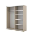 ARMOIRE 2 PORTES COUSLISSANTES-180CM-2D-2412OE16-BEIGE-NIVA