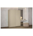 ARMOIRE 2 PORTES COUSLISSANTES-180CM-2D-2412OE16-BEIGE-NIVA