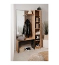 VESTIAIRE 2 PORTES 1 MIROIR MEDAN 42B 003655