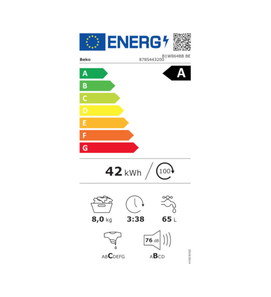 LL 8KG 1400T A °BEKO B1W864BBBE