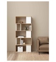 Bibliothèque chêne/blanc NINJA  71735hl49