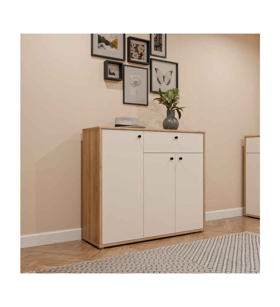 Rangement 3 portes 1 tiroir KENDRAY KEDK231L - M844