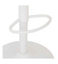 Tabouret de bar Ilsa hauteur ajustable blanc et ivoire JJA 207390C