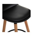 Tabouret de bar Maxon Premier Prix noir JJA 157165D