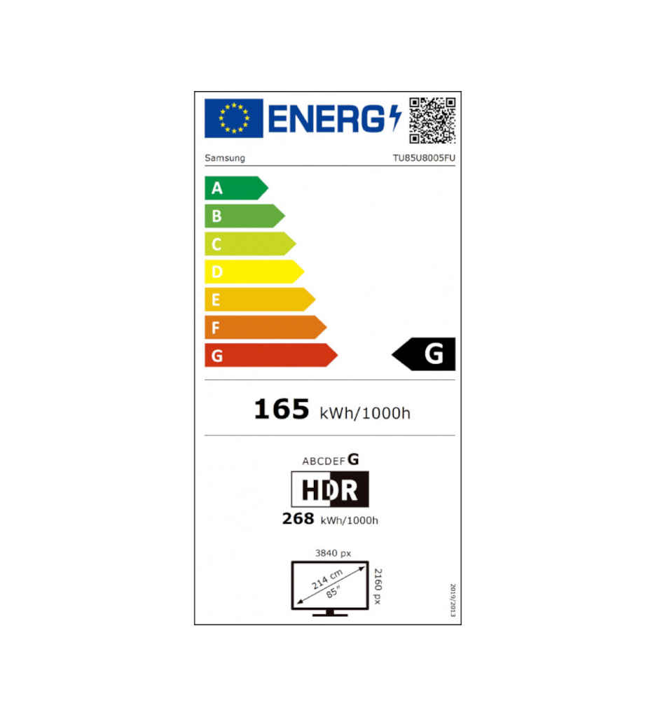 TV UHD 4K 213CM G °°°SAMSUNG TU85U8005F