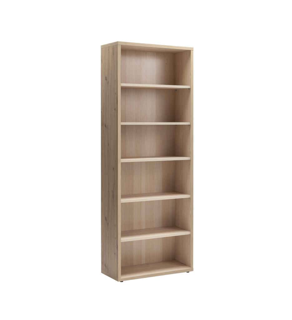 Bibliothèque large 6 compartiments CHÊNE ARTISAN DESIGNO LB4801K76506