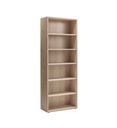 Bibliothèque large 6 compartiments CHÊNE ARTISAN DESIGNO LB4801K76506