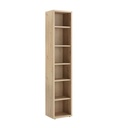Bibliothèque petite largeur 6 compartiments CHÊNE ARTISAN DESIGNO LB4802K76506