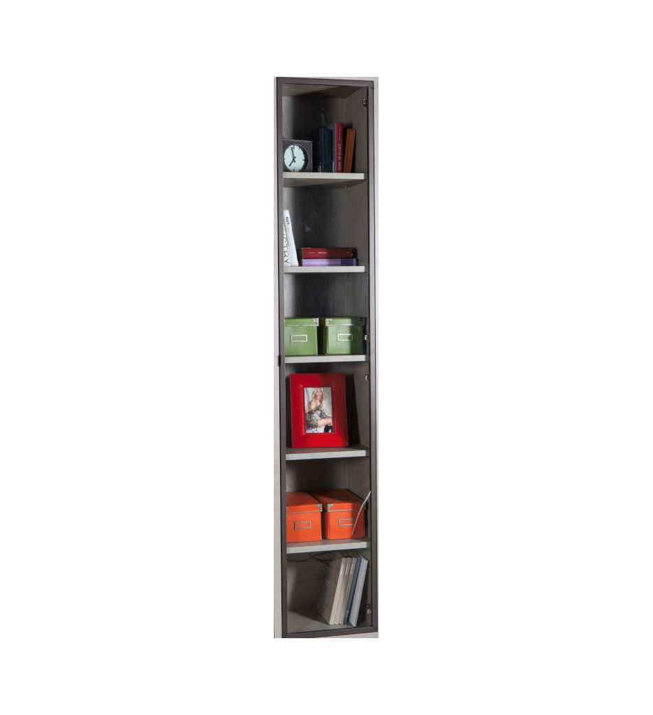 Porte vitrée GRIS MÉTALLIQUE DESIGNO AV4813K28604