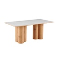TABLE CERAMIQUE -180x90 CM-16253BL-PLATINUM