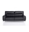 CANAPE 3PL CUIR NOIR 9003 - FRISCO-C928300//PAM