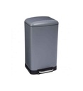 POUBELLE 30L METAL GRIS  133683 ARIANE