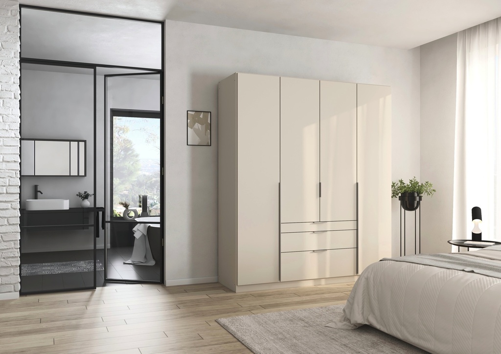 ARMOIRE 4P-/3T-180*210CM-AD368.0048 CHAMPAGNE-ALABAMA