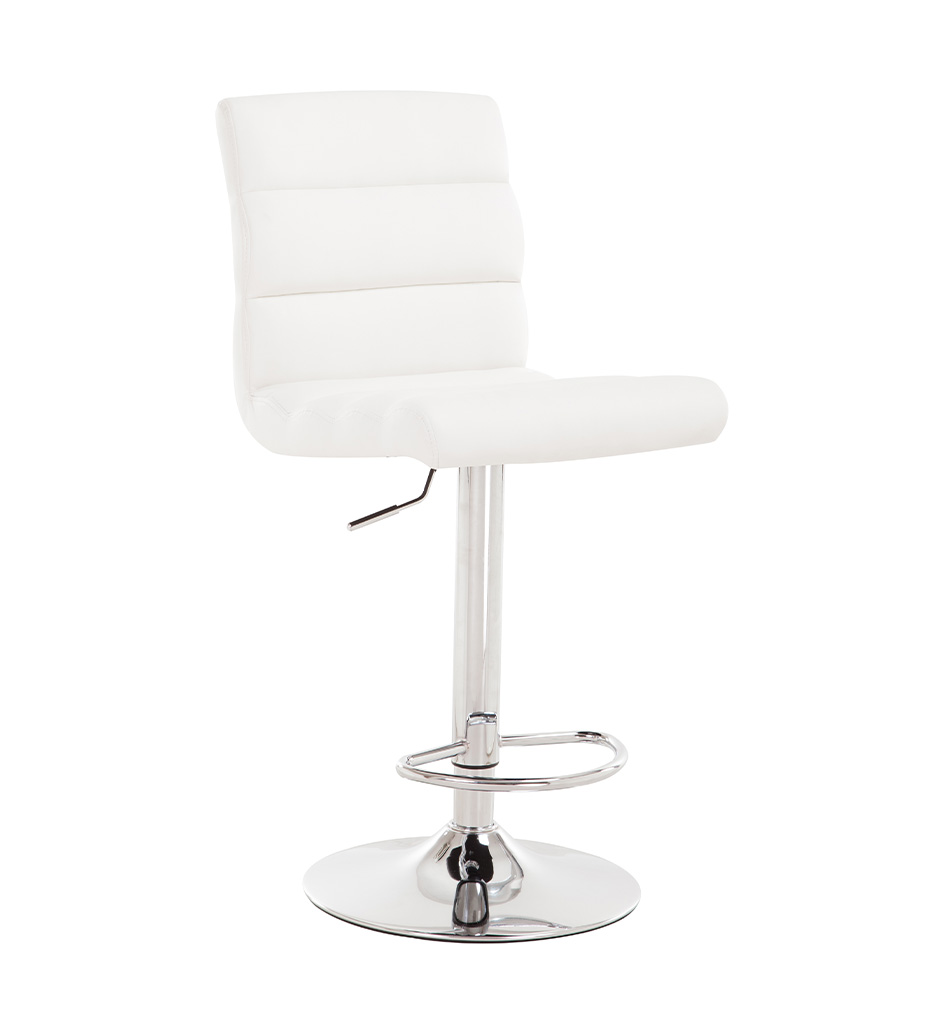 TABOURET DE BAR - CITY BLANC