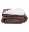 PLAID 130X170 TP - CD BUNNY 2 TAUPE