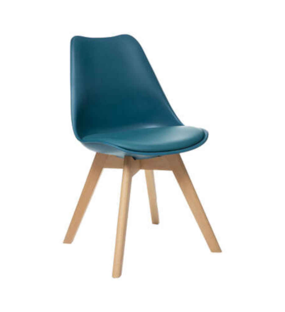 CHAISE BAYA BLEU CANARD 157166F