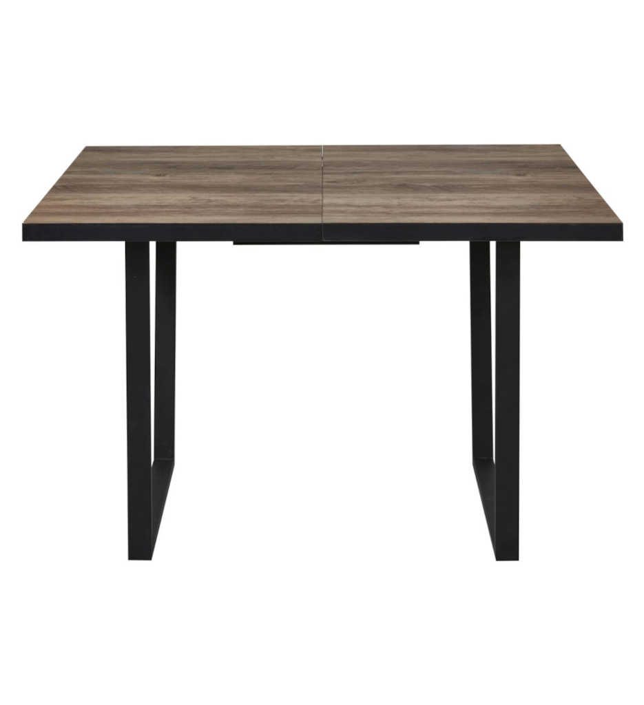 #TABLE AVEC ALLONGE 160-(200)13705NA- KANSAS MARRON