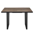 #TABLE AVEC ALLONGE 160-(200)13705NA- KANSAS MARRON