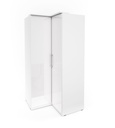 ARMOIRE D'ANGLE 109*109-2497KL16 2-OPTIMA-BLANC