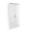 ARMOIRE 2PT-90CM-2497KL18-OPTIMA-BLANC