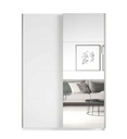 ARMOIRE 2PT BLANC MAT AVEC MIROIRS-150CM-22971655-BETA