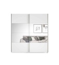 ARMOIRE 2PT BLANC MAT AVEC MIROIRS-180CM-22971656-BETA