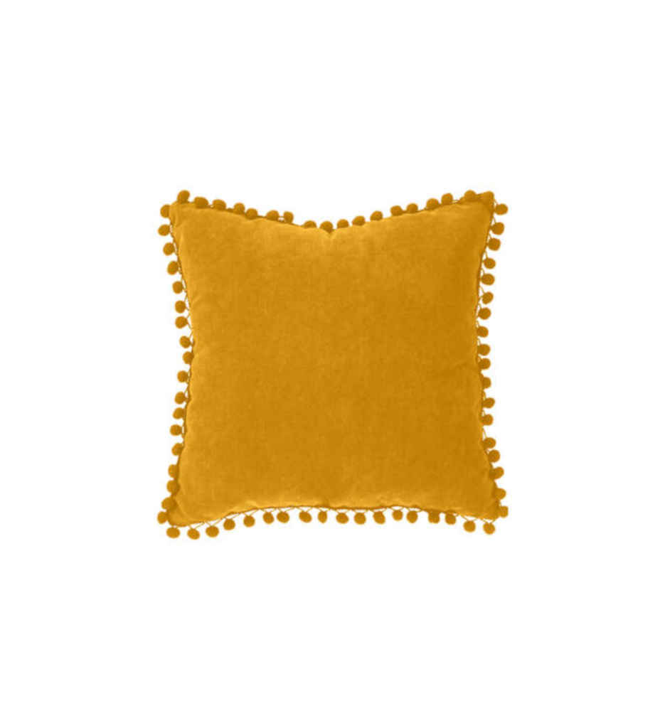 COUSSIN POMPONS OCRE JJA 131656R
