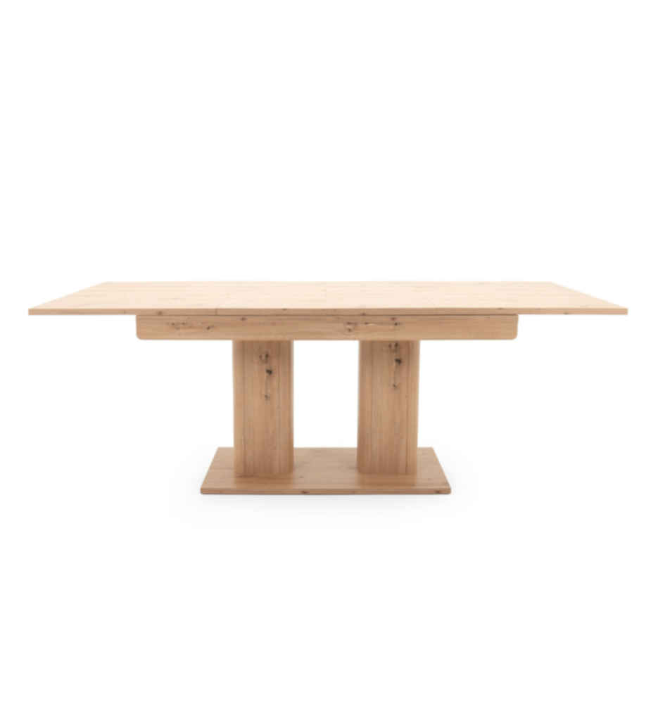 TABLE AV ALL 140-(220) *79,5*90CM-CHENE ARTISAN-HEIDELBERG-002905