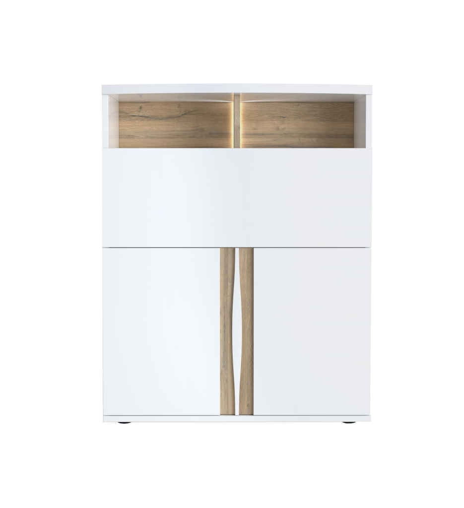 #SECRETAIRE 2 PORTES 1 ABATANT N°69-22SA1830-INSTA
