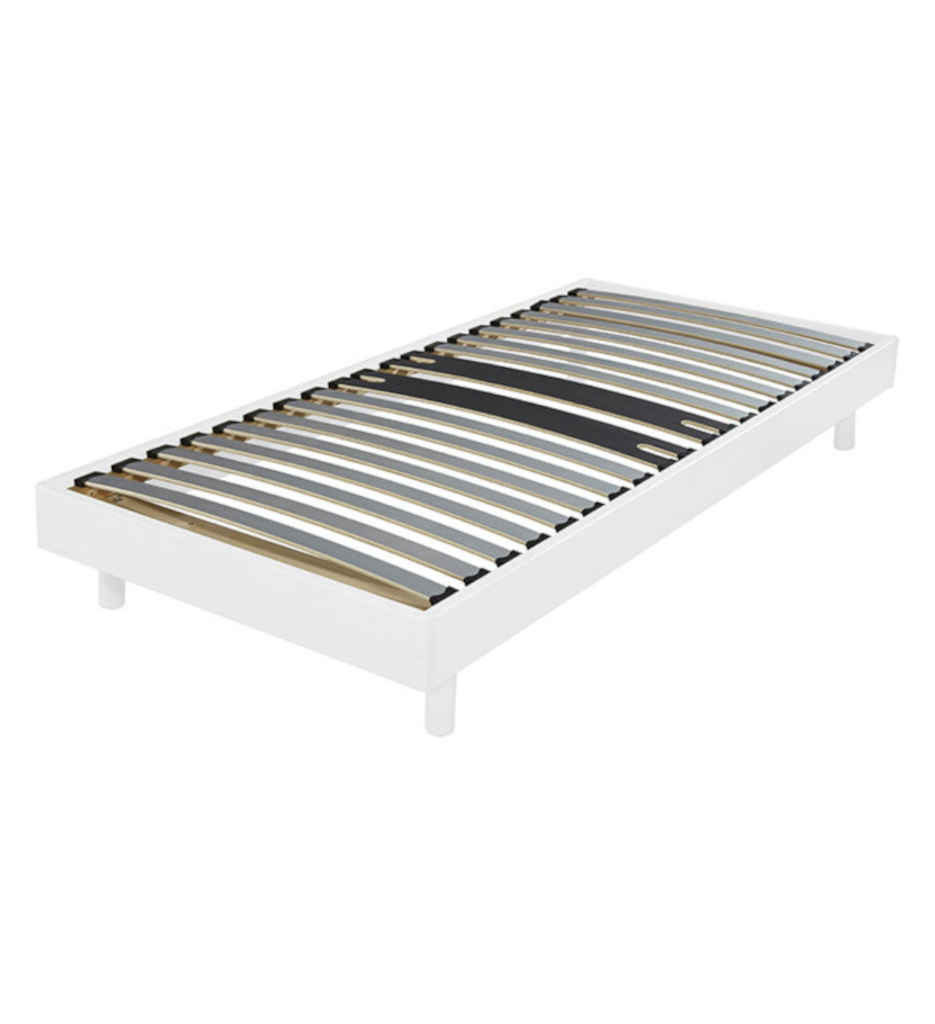 ²SOMMIER 90*200/12.5 CM-SDKM09BC2-BLANC-DECOKIT