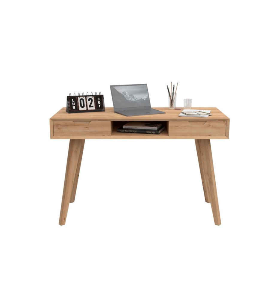#* Bureau 120 cm LOMOCO GASPARD  bois clair