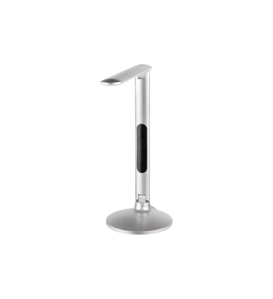 #LAMPE DE BUREAU ARGENT CD CLOCK