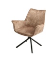 CHAISE AVEC ACCOUDOIOR-TISSU  58304TA- BELLAGIO TAUPE