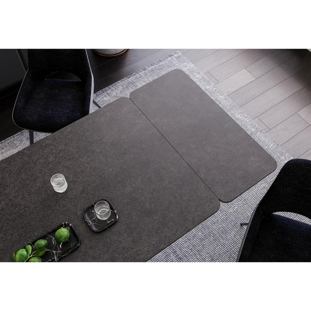 #TABLE CERAMIQUE-180(260)CM-58503GR-MIA GRIS ROUILLE