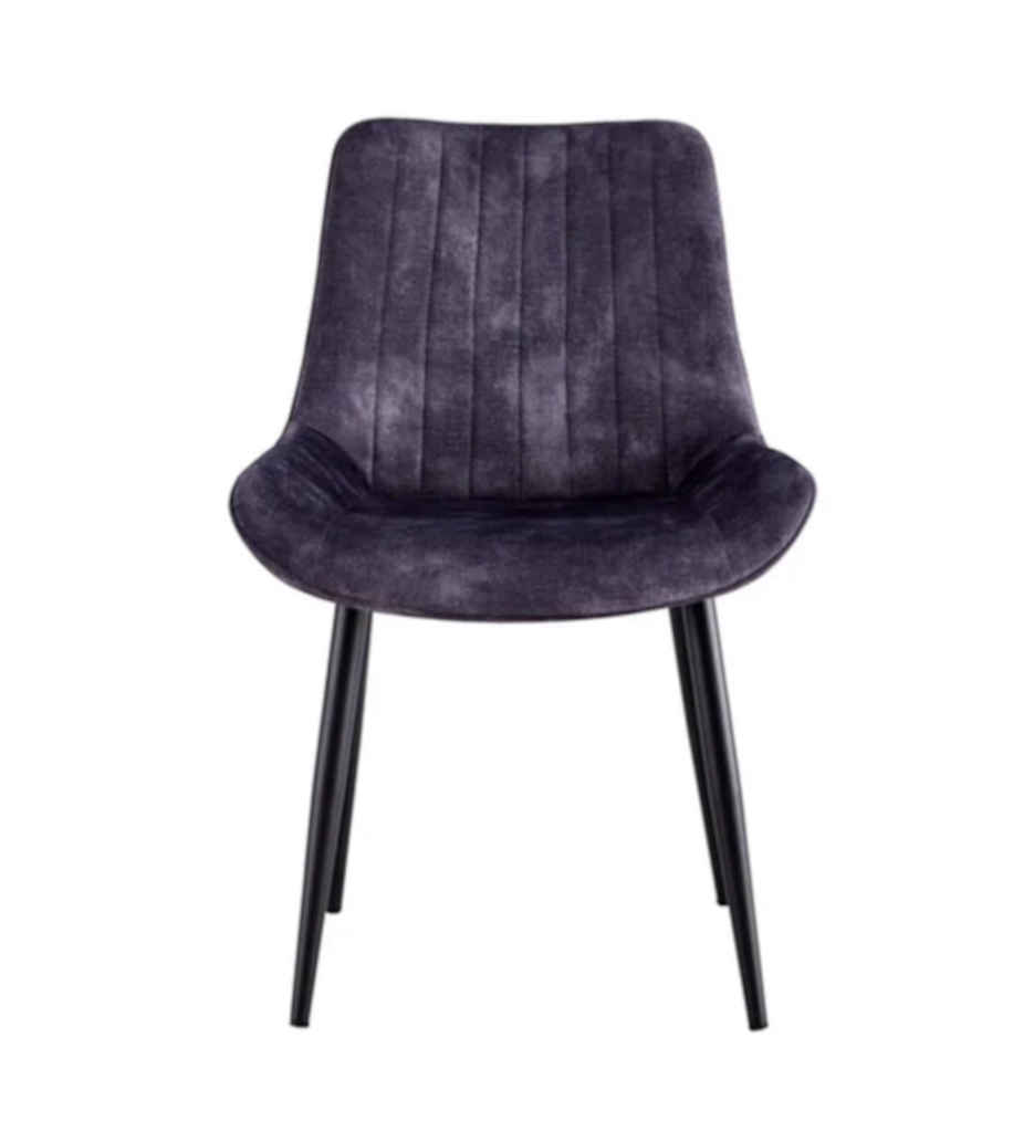 #CHAISES ANTHRACITE-TISSU -VAL THORENS-55131GA