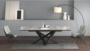 #TABLE CERAMIQUE 180(260)CM-GRIS-PALMA 57501GR