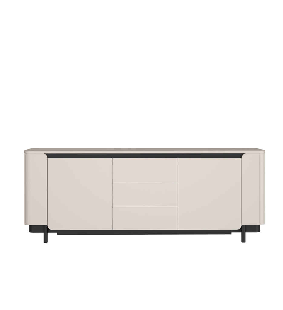 ²BAHUT 2PT/3T-204 CM-VXLK232-SABLE/NOIR-VODOL