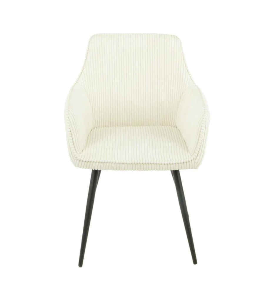 CHAISE AVEC ACCOUDOIR 14721LI - COLORADO-VELOUR COTELE-  BEIGE