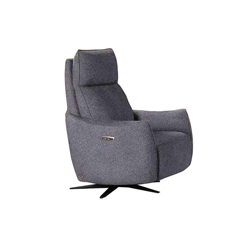 #FAUTEUIL RELAX PIVOTANT 2 MOTEURS LN6586-TISSU 11 GRIS CLAIR-PEPPO