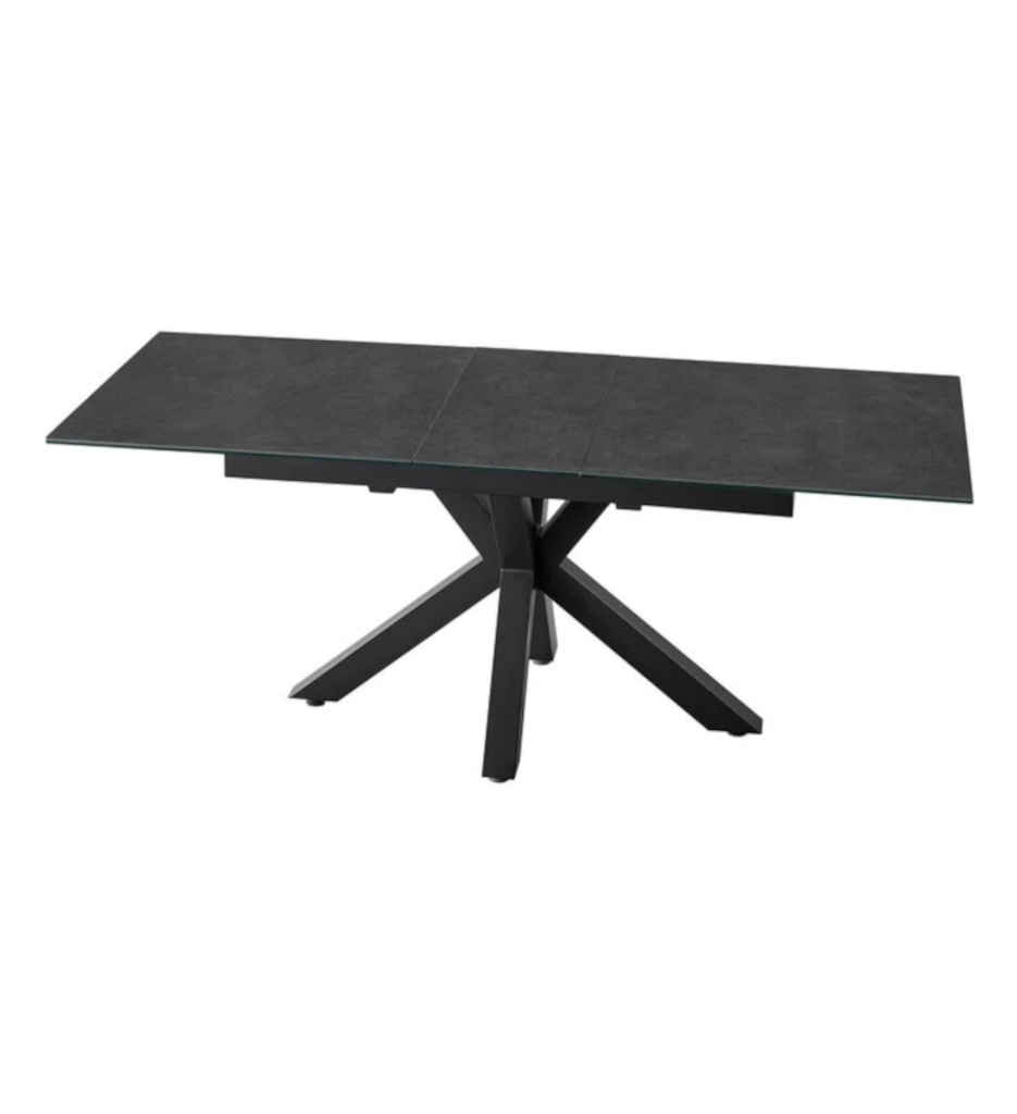 #TABLE 180/220CM-GRIS -CERAMIQUE-58501GR-MARISSA