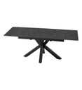 #TABLE 180/220CM-GRIS -CERAMIQUE-58501GR-MARISSA