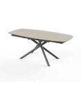 #TABLE 130/190CM-BOIS-CERAMIQUE-58500BS-BRIGA
