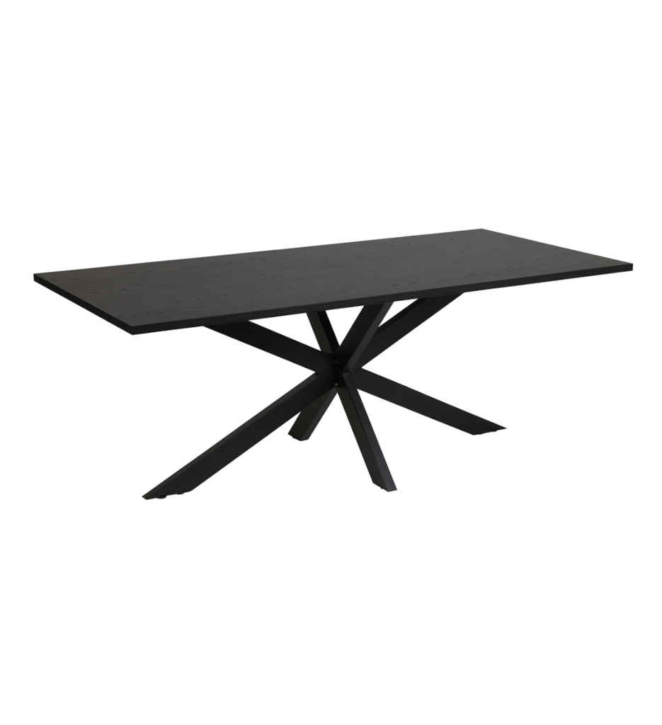 TABLE FIXE 200 CM-FAR2TAF20-STRUCT NOIR-FARO