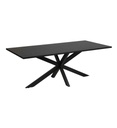 TABLE FIXE 200 CM-FAR2TAF20-STRUCT NOIR-FARO