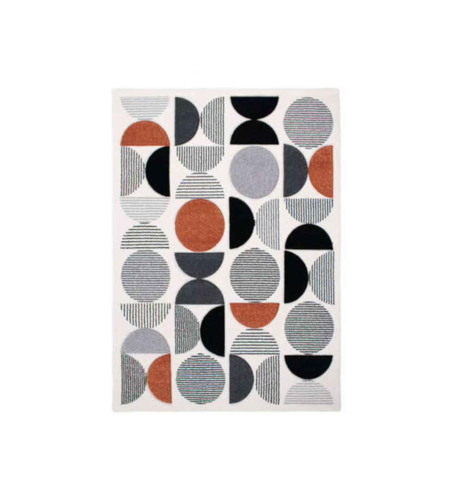 Tapis 160 cm 230 cm CARO BIS  rouge