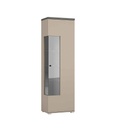 VITRINE 1 PORTE-D/G-CONGO/ANTHRACITE-24CJNI05-SERIO