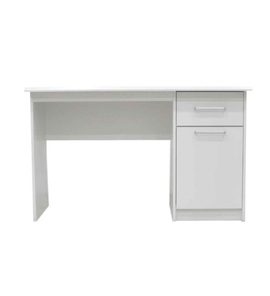 #BUREAU 'MILOU' 1 TIROIR 1 PORTE BLANC 1285-1
