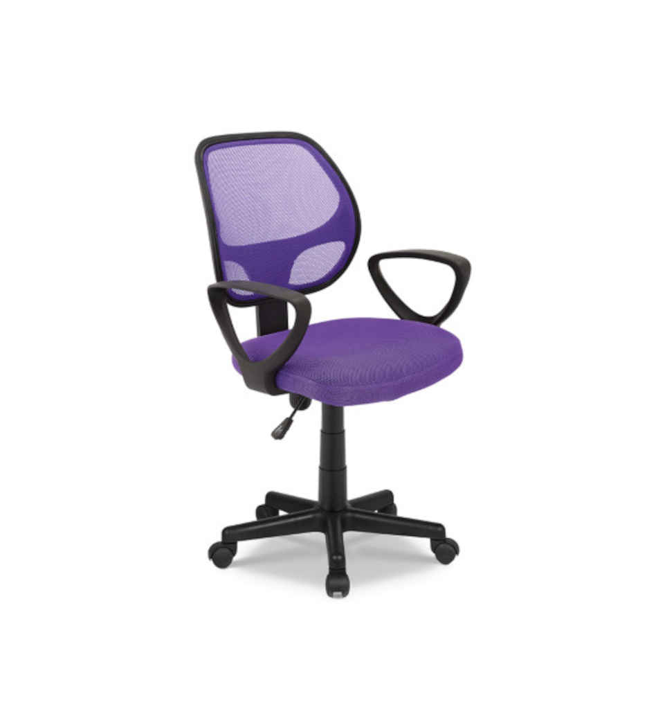 #CHAISE DE BUREAU 'HIPPA' MESH VIOLET 9741-6